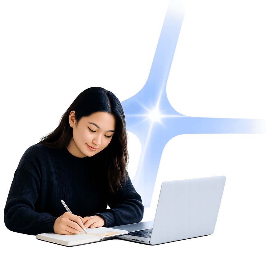 A professional planning her career with ProductPylot
